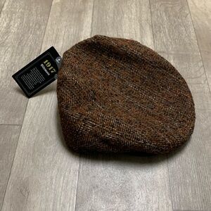NWT Mens 1917 Biltmore Wool Blend Tweed Herringbone‎ Preppy Cap Hat